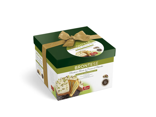 Panettone Brontese con cioccolato bianco