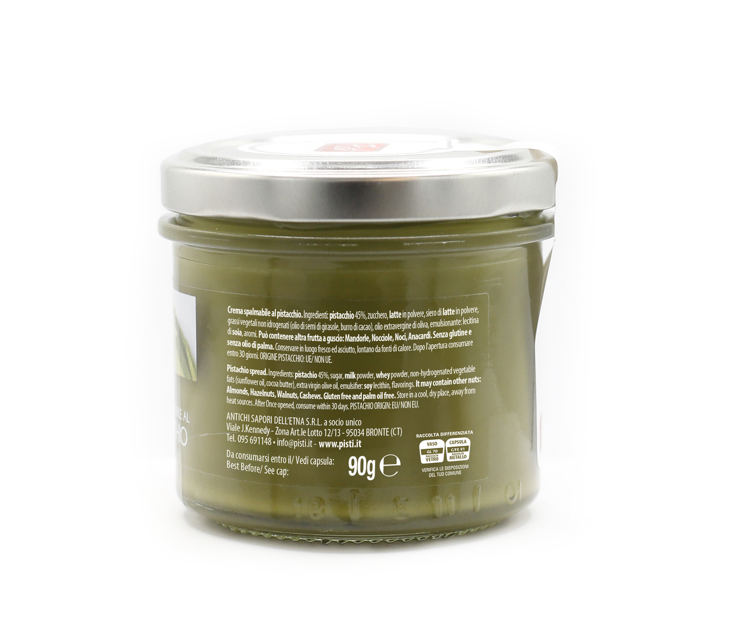 crema spalmabile di pistacchio in pack petit - pisti shop