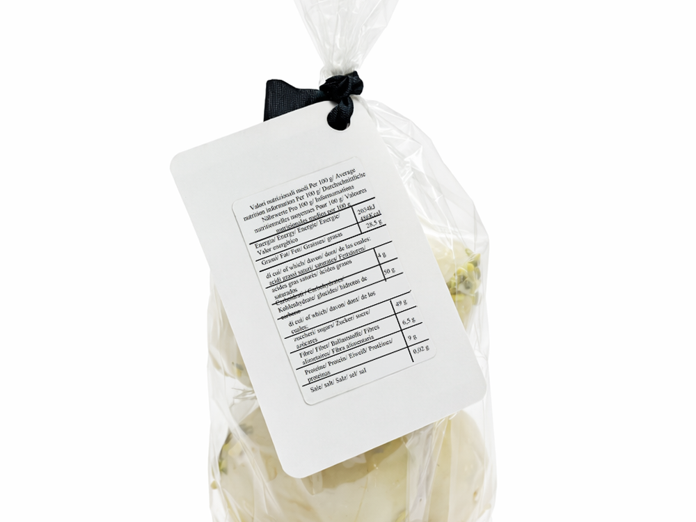 pasta di mandorla al pistacchio ricoperta di cioccolato bianco - pisti shop