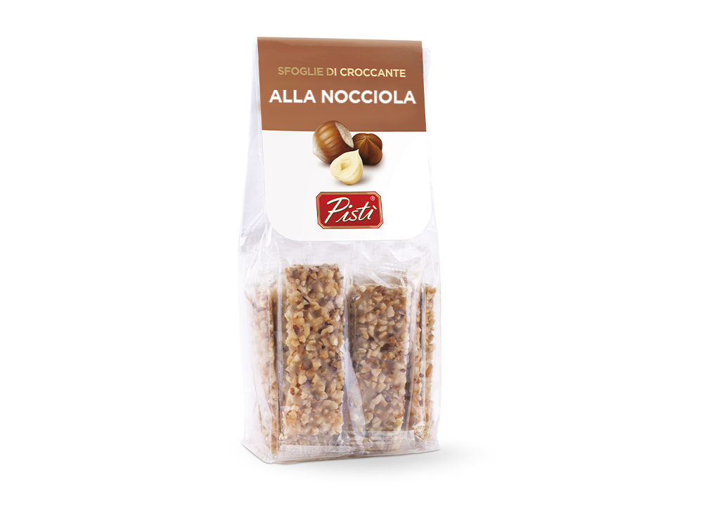 Sfoglie di Croccante alla Nocciola - Pisti Shop