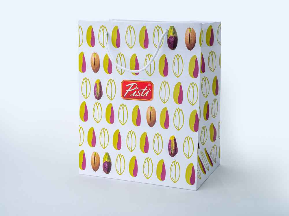 shopper pistacchi carta rigida