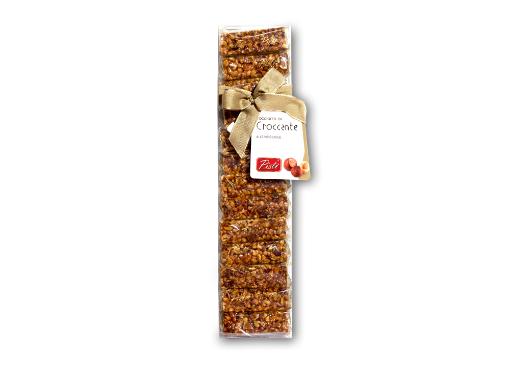 Tocchetti di Croccante alla Nocciola in astuccio - Pisti Shop