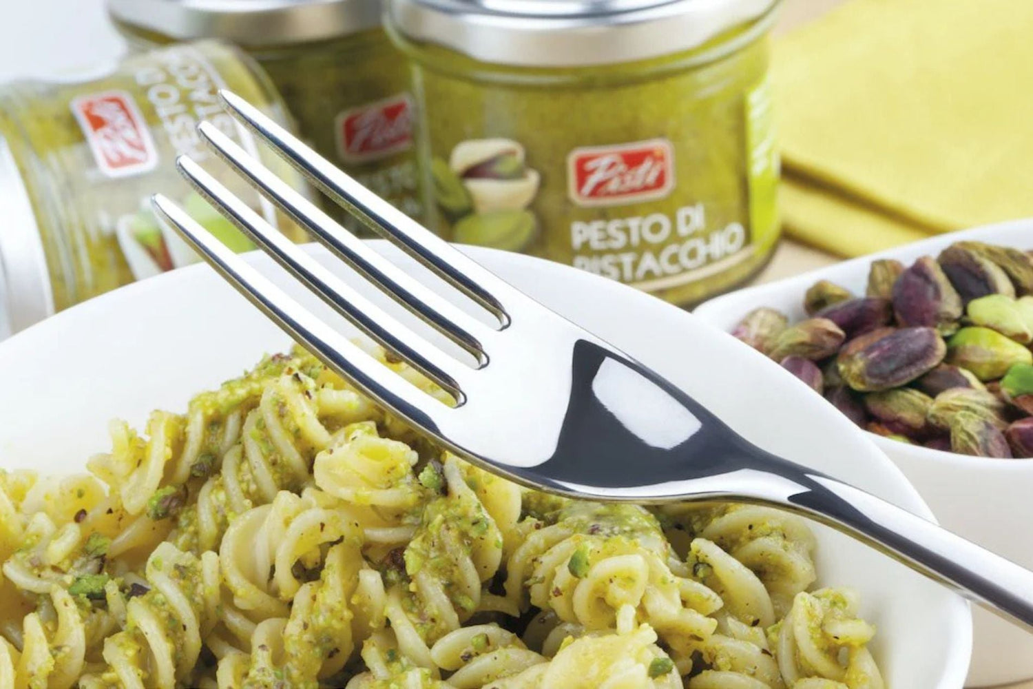pesti di pistacchio per condire la pasta