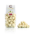 Pistachio grains covered in White Chocolate