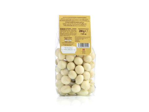 Chicchi di Pistacchio ricoperti di cioccolato bianco