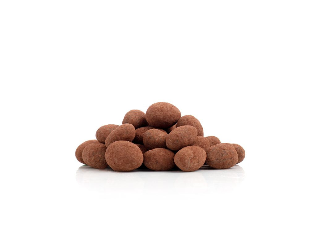 Chicchi di Pistacchio ricoperti di cioccolato extra fondente Pistì Shop