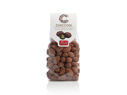 Chicchi di Pistacchio ricoperti di cioccolato extra fondente Pistì Shop