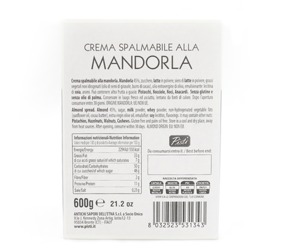 Crema spalmabile alla Mandorla - Pisti Shop