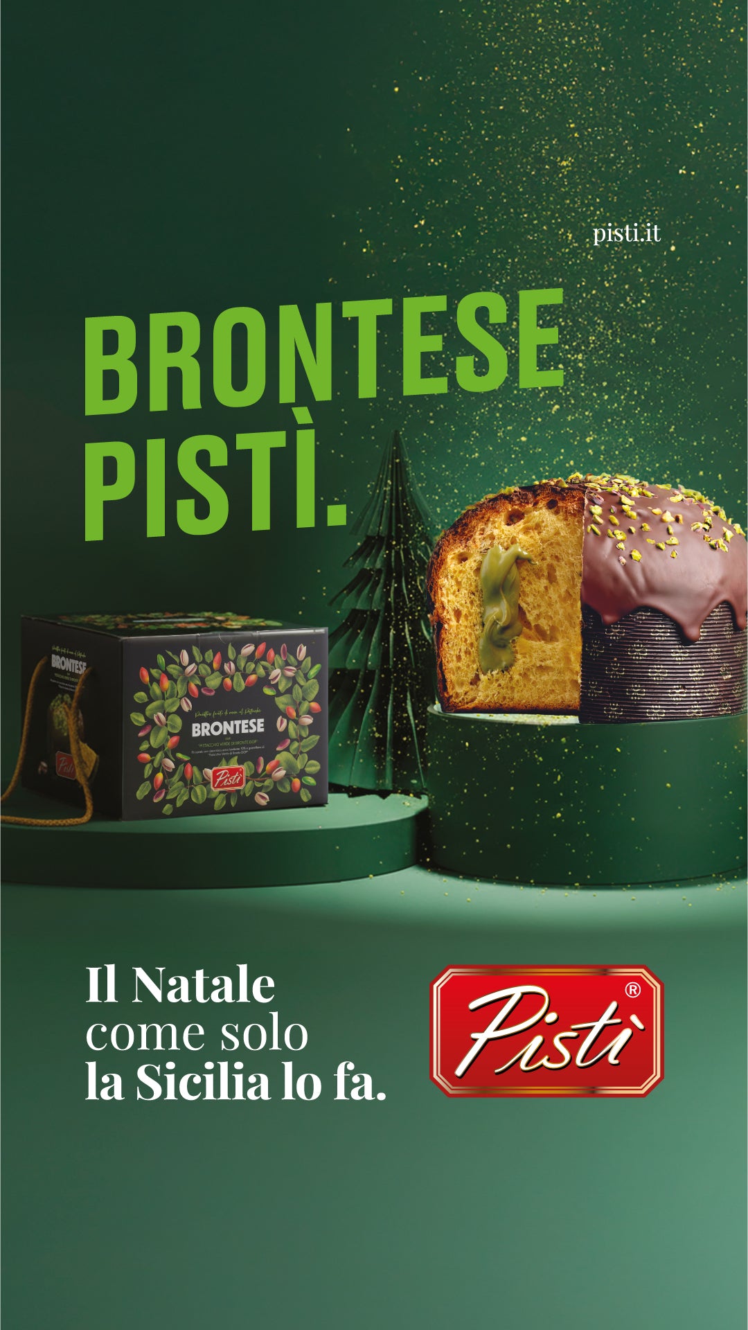 Panettone Brontese al Pistacchio dello Shop Pistì