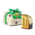 Panettone Farcito al Pistacchio e Ricoperto di Cioccolato Bianco