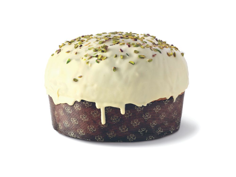 Panettone al Pistacchio Brontese DOP con cioccolato bianco dello Shop Pistì Artigianale