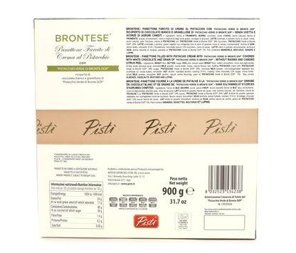 Panettone Brontese con cioccolato bianco - Pisti Shop