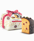Panettone con Fragola Pistacchio e Cioccolato Fondente