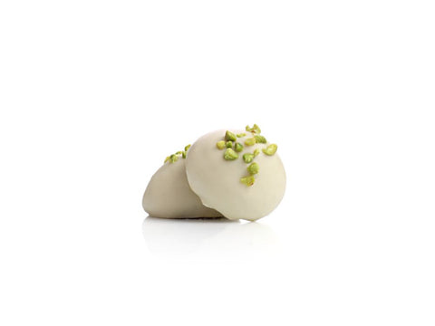 Pasta di Mandorla al Pistacchio ricoperta di cioccolato bianco Pistì Shop 