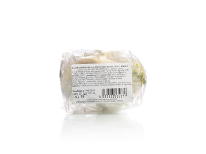Pasta di Mandorla al Pistacchio ricoperta di cioccolato bianco Pistì Shop