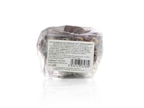 Pasta di Mandorla ricoperta di cioccolato fondente extra