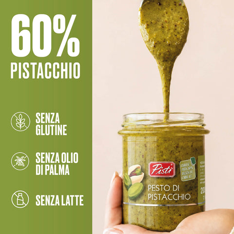 Pesto di Pistacchio Pistì per ricette salate al Pistacchio