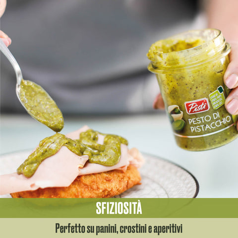 Ricetta di una sfiziosità con Pesto di Pistacchio Pistì