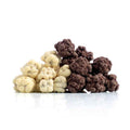 Quadrelli di Figs covered with White and Extra Dark Chocolate