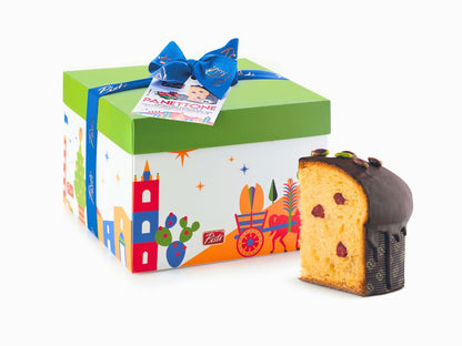Special Edition Panettone con Fragola Pistacchio e Cioccolato Fondente 70%