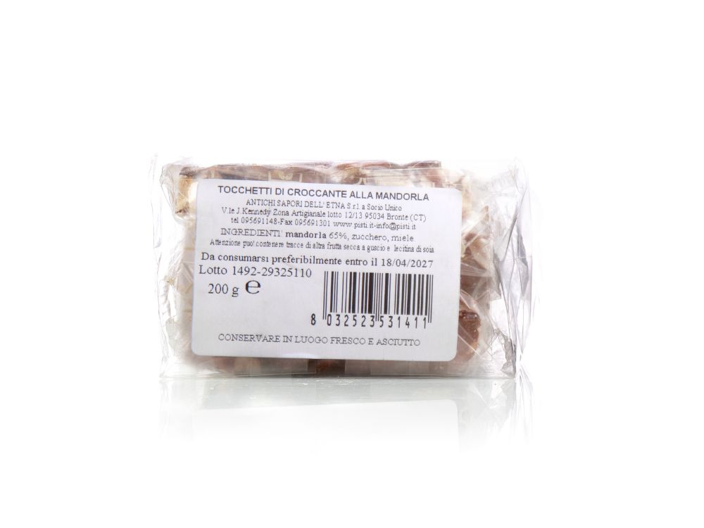 tocchetti di croccante alla mandorla pistì shop