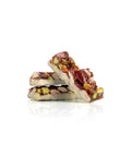 Tocchetti di Croccante al Pistacchio e Mandorla al Cioccolato bianco