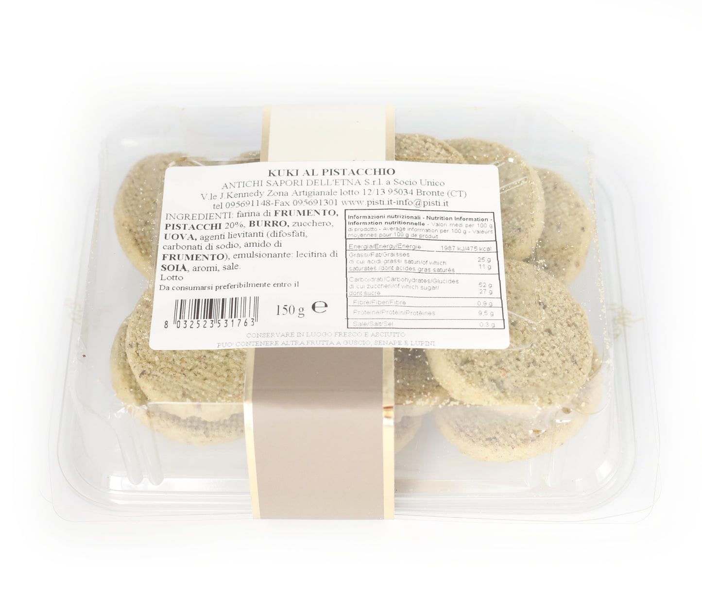 cookies al pistacchio - pisti shop