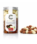 Chicchi di Pistacchio ricoperti di cioccolato bianco ed extra fondente - Pisti Shop