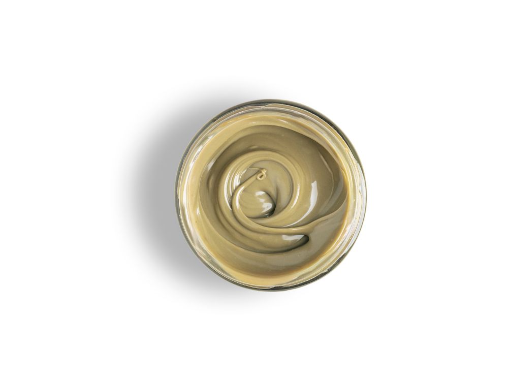 crema al pistacchio spalmabile in vasetto da 200g pistì shop  vista da sopra