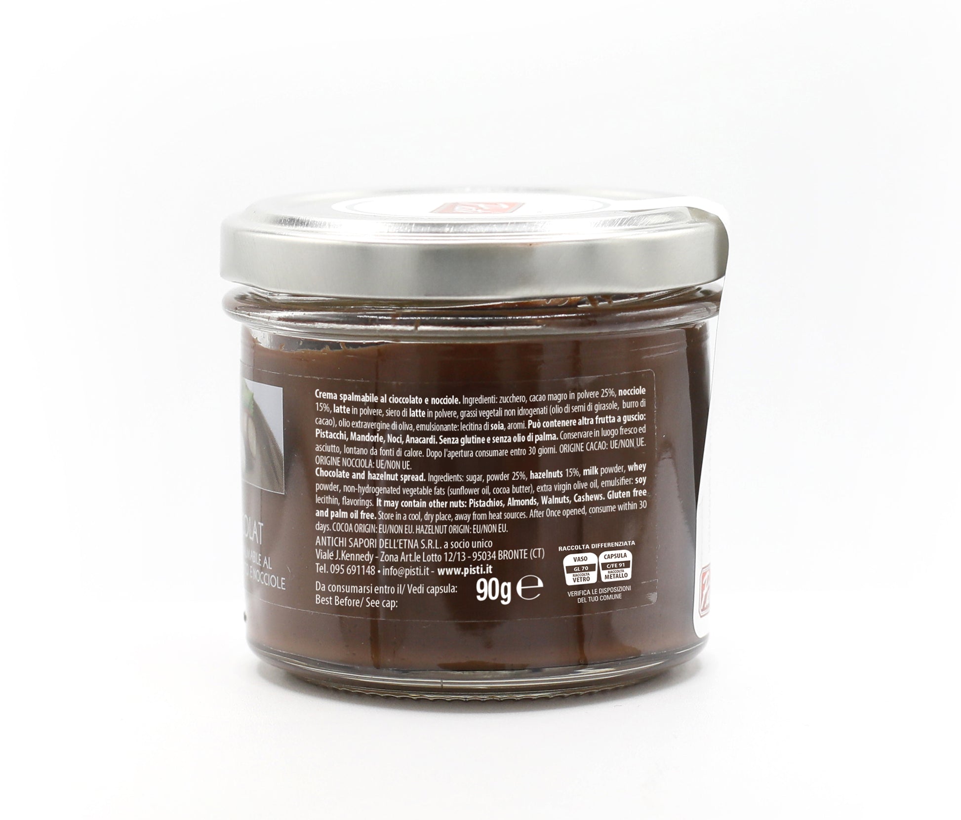 Crema spalmabile Cioccolato e Nocciola - Pisti Shop