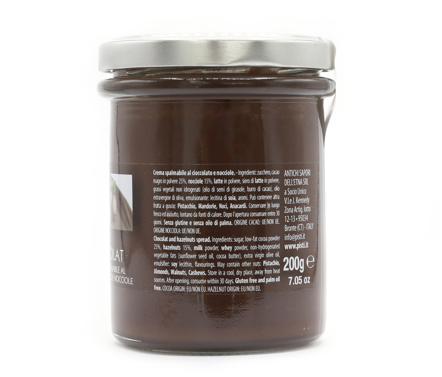 crema spalmabile cioccolato e nocciola - pisti shop