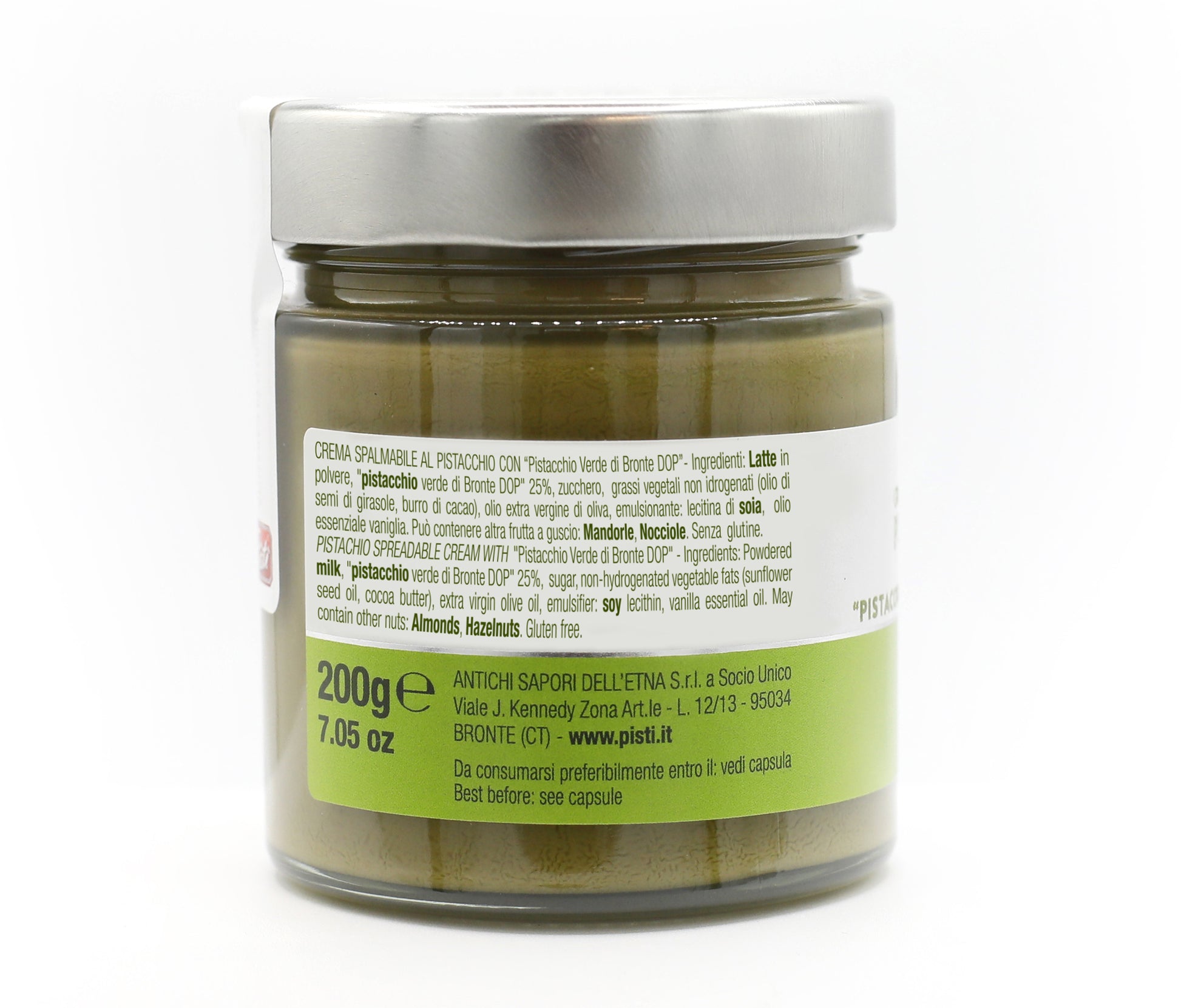 Crema Spalmabile al Pistacchio con "Pistacchio Verde di Bronte Dop" - Pisti Shop