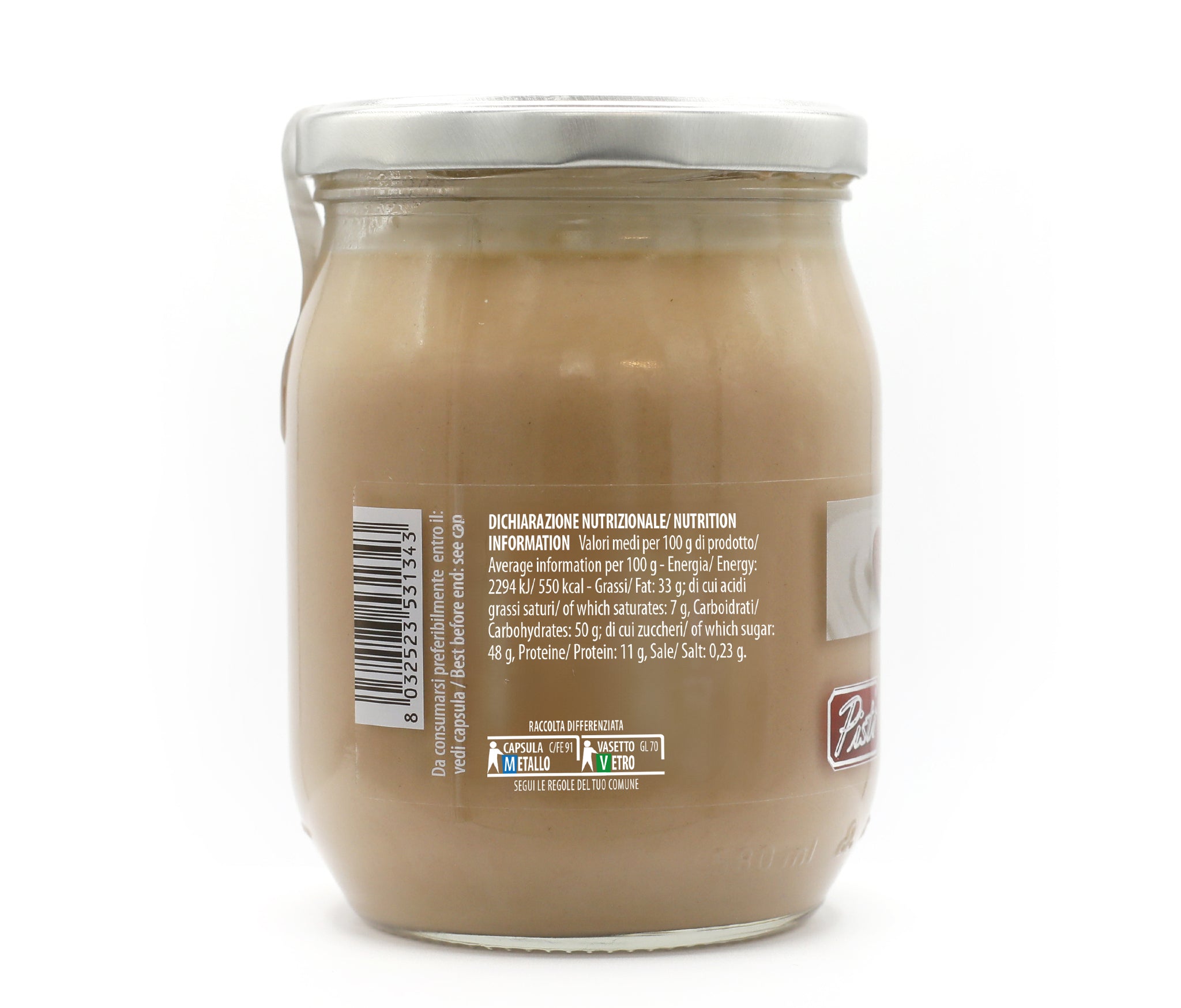 Crema untable de almendras