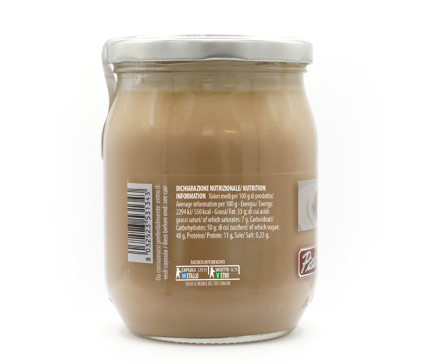 crema spalmabile alla mandorla - pisti shop