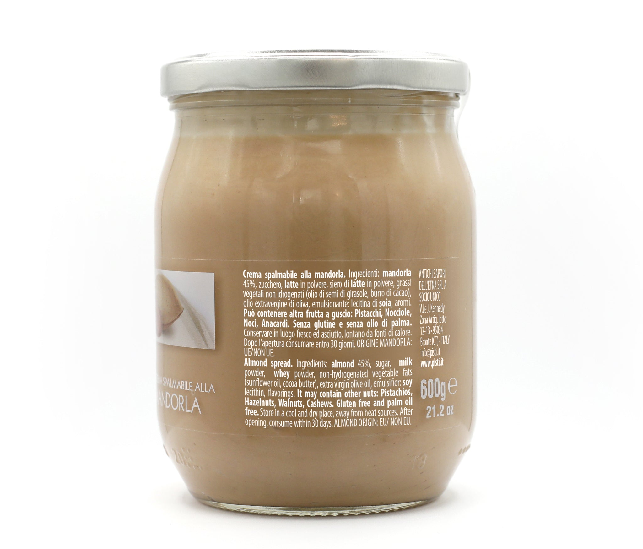 Crema untable de almendras