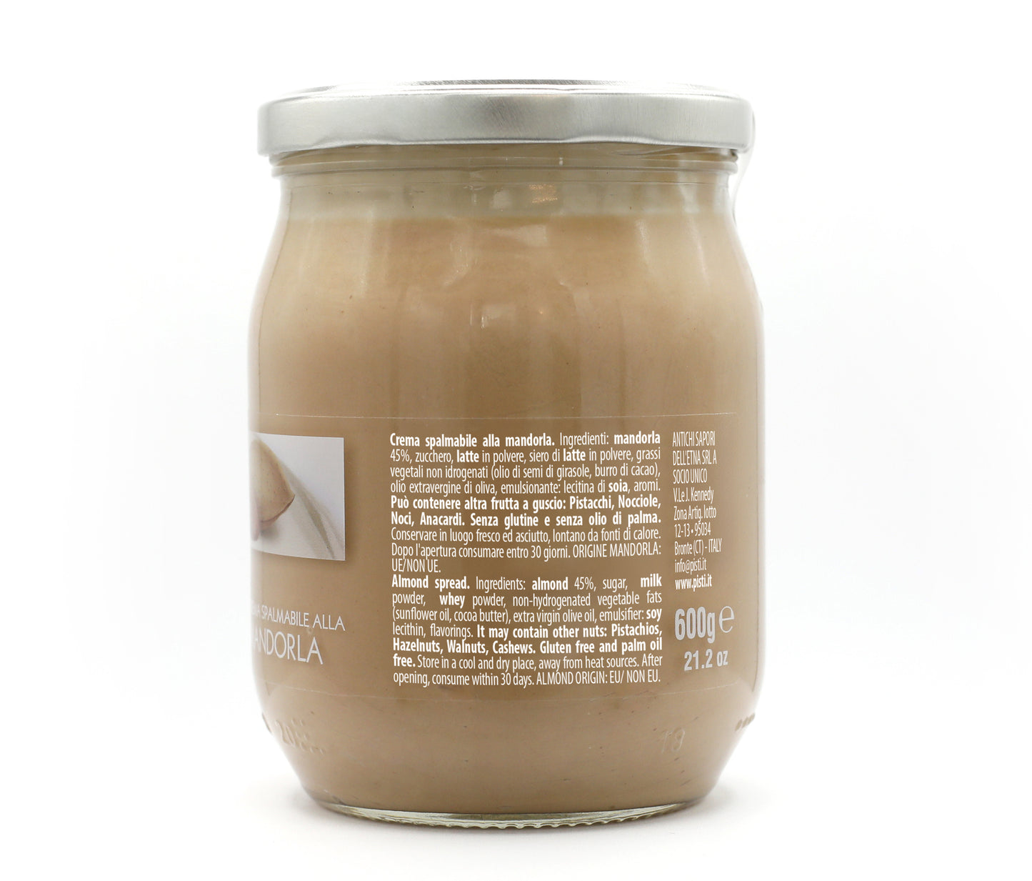 crema spalmabile alla mandorla - pisti shop