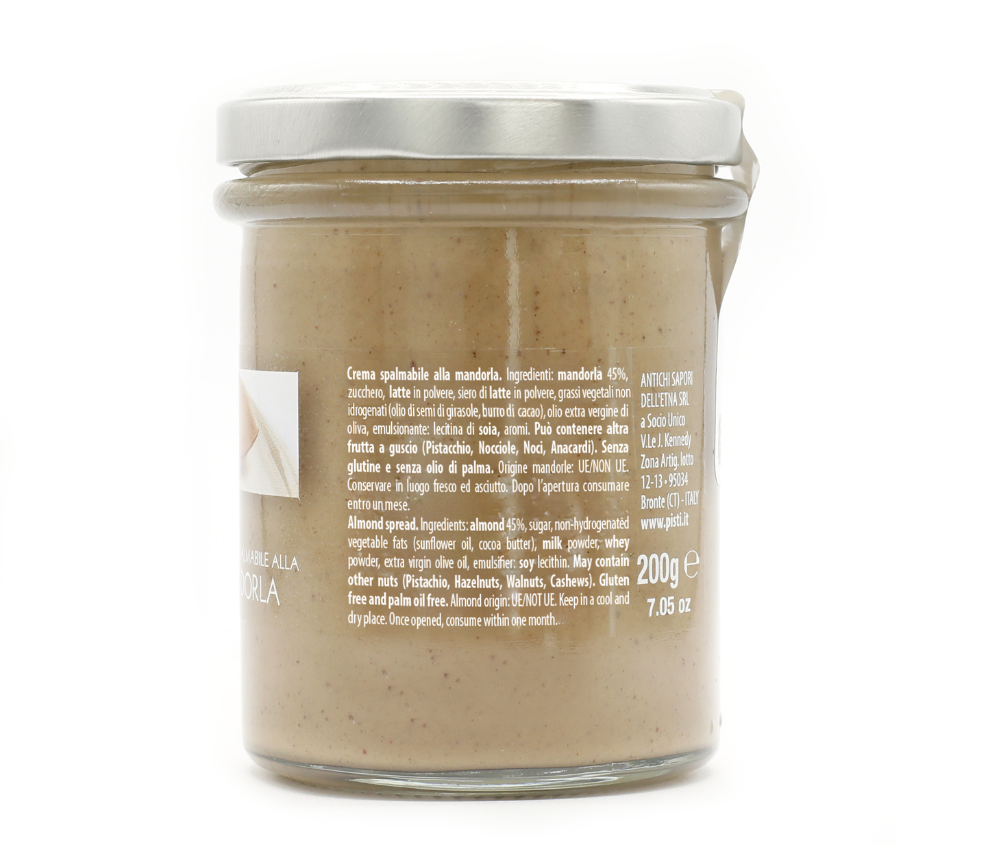 crema spalmabile alla mandorla - pisti shop