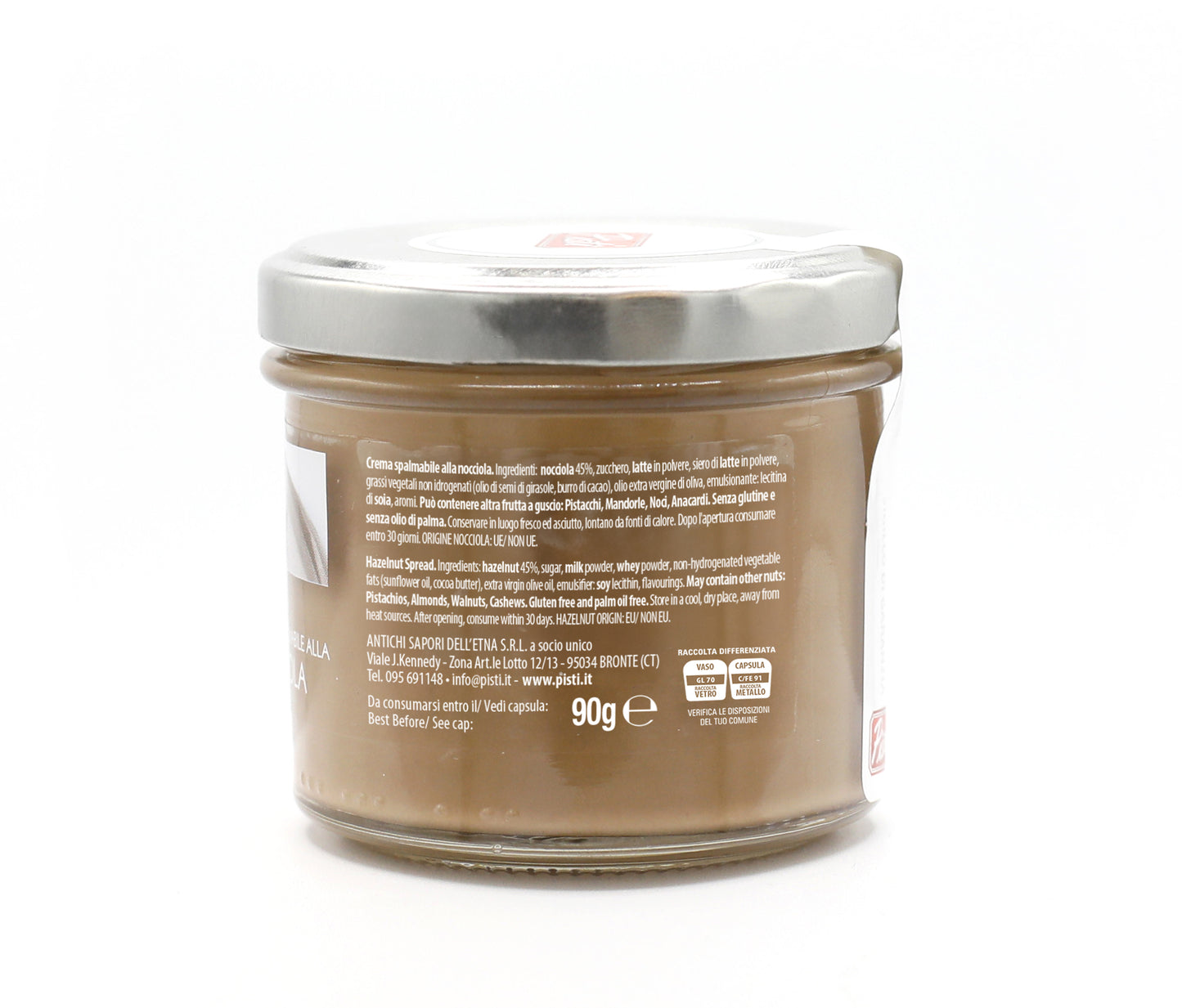 crema spalmabile alle nocciole - pisti shop