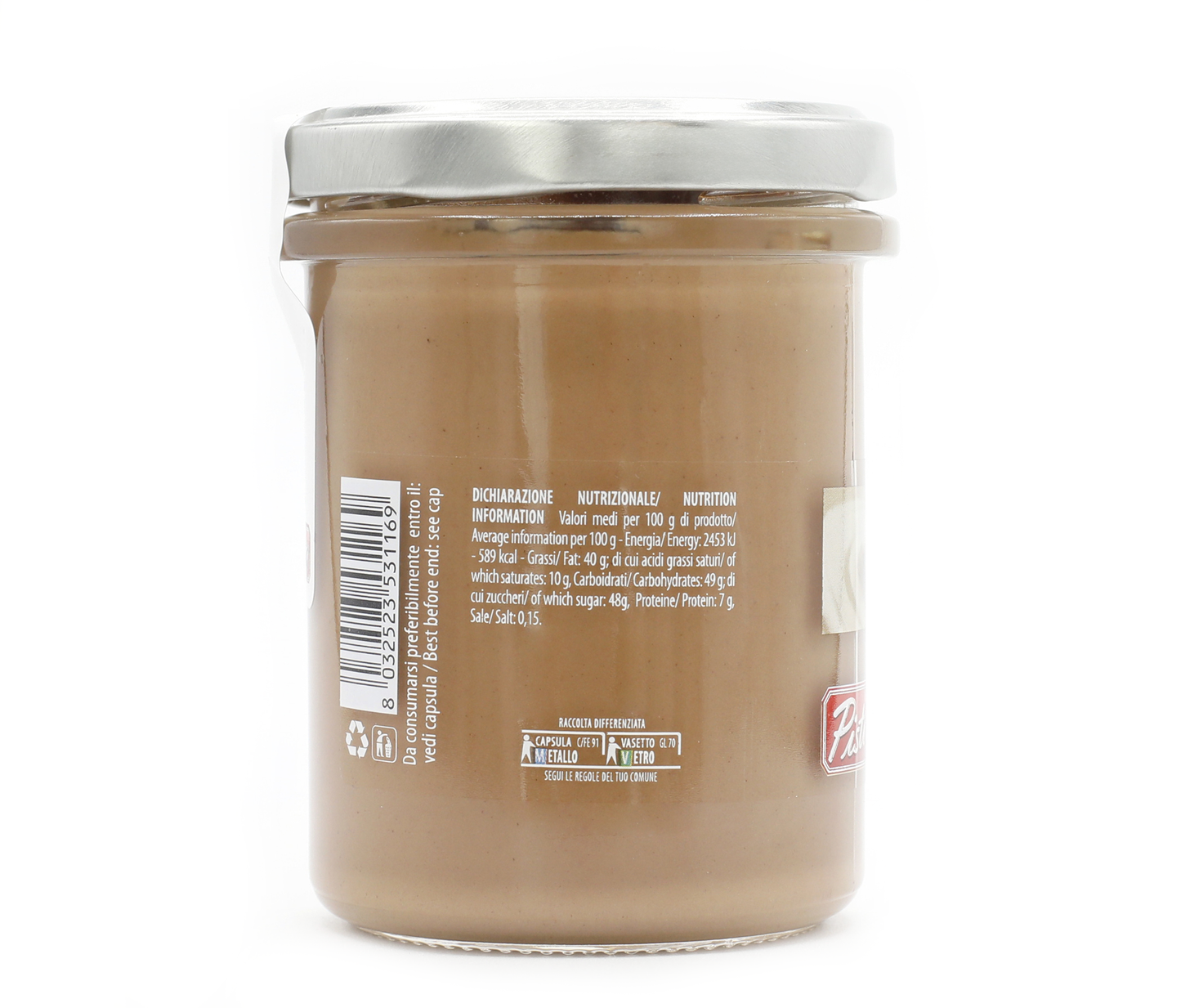 crema spalmabile alle nocciole - pisti shop