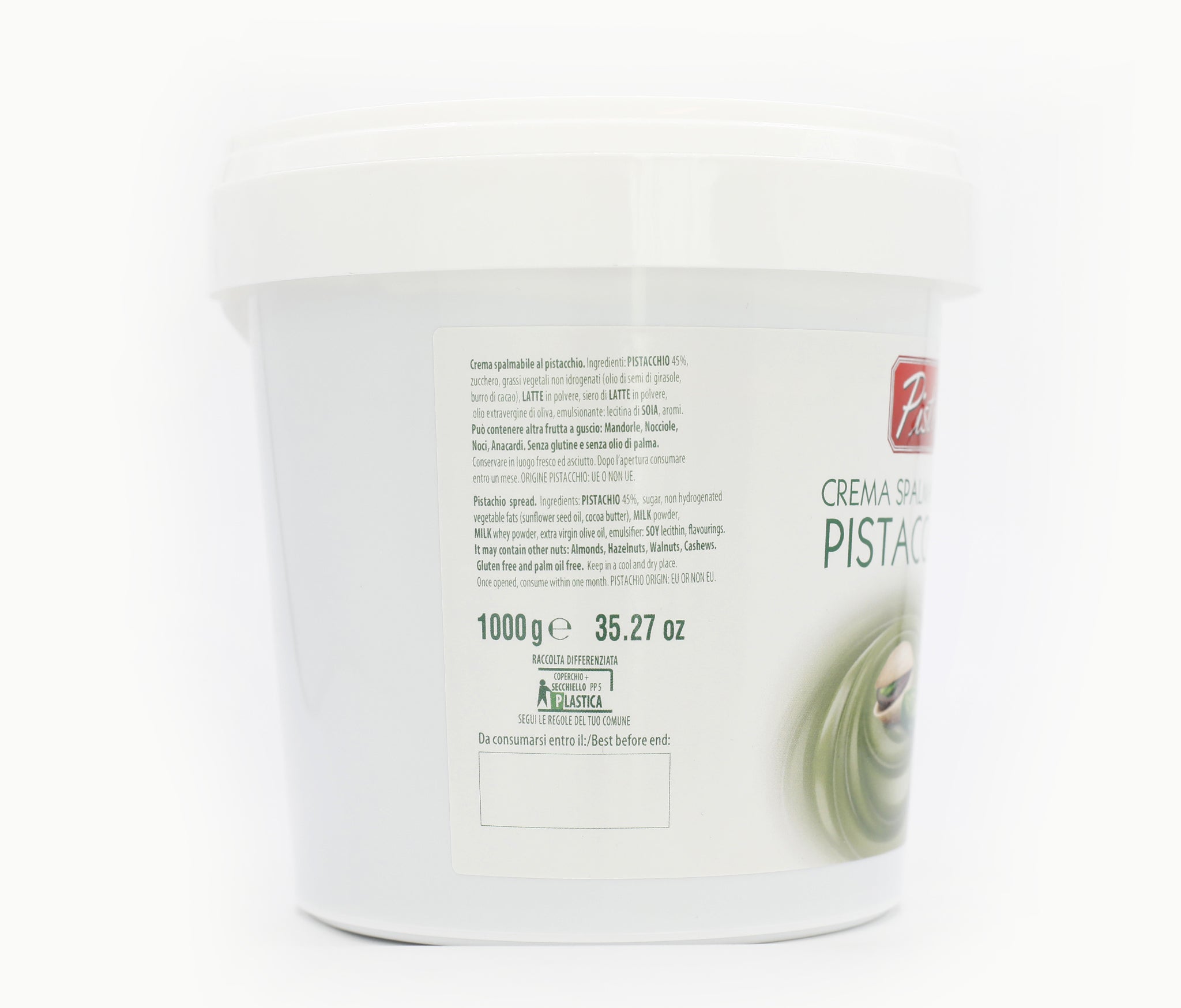 Pistachio spreadable cream of 1kg