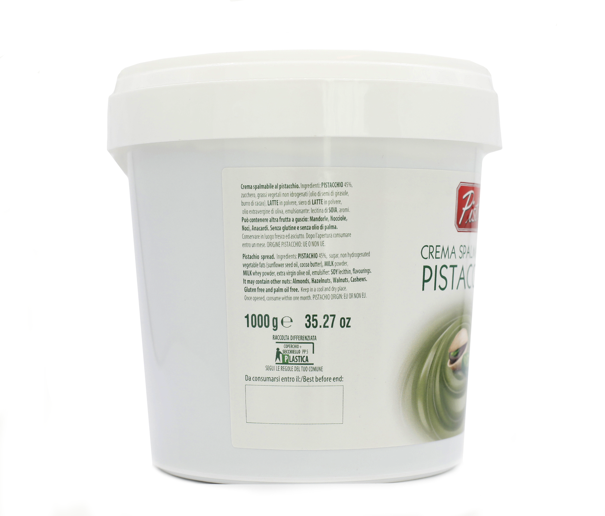 Crema spalmabile di Pistacchio da 1kg - Pisti Shop