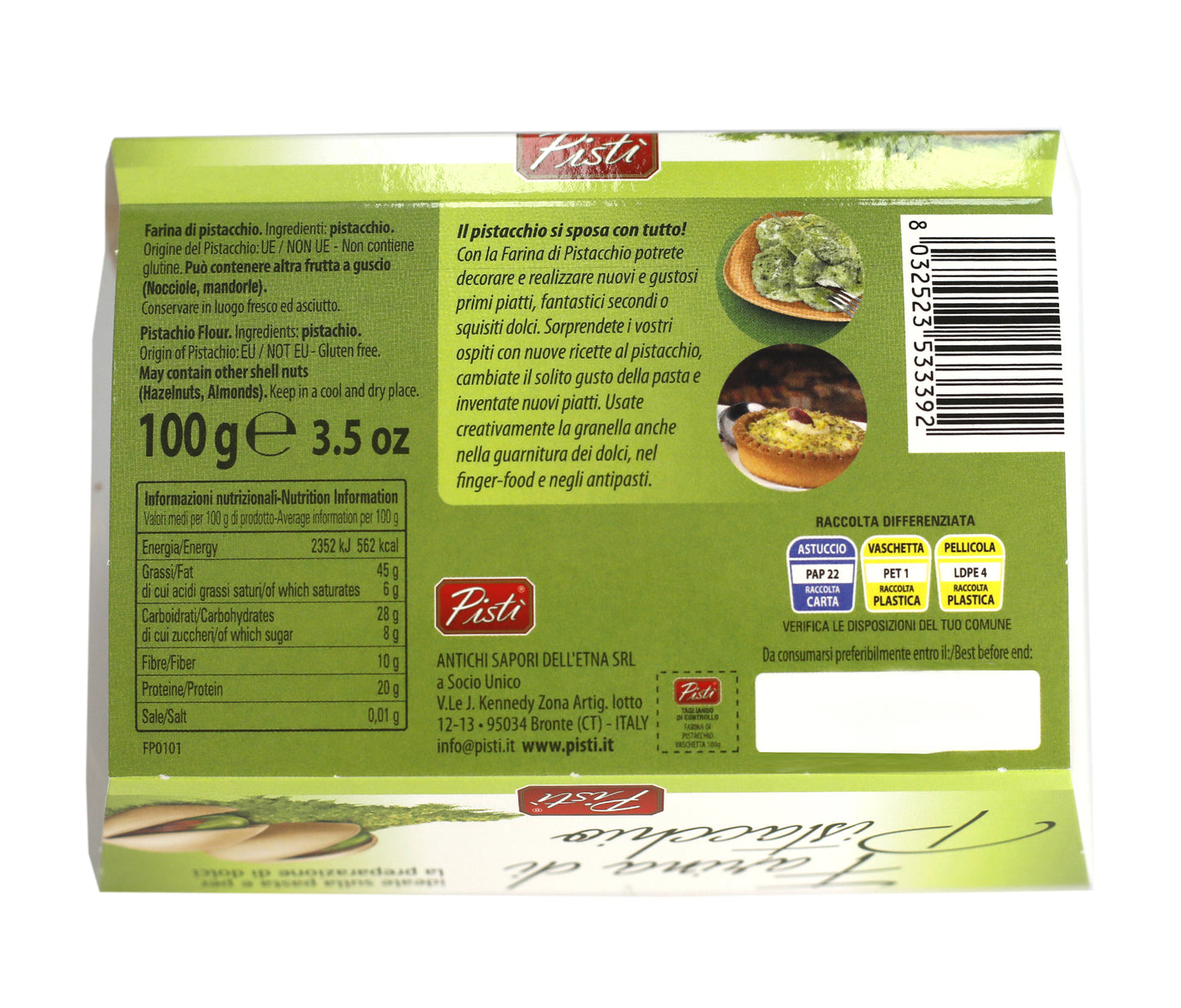 farina di pistacchio - pisti shop