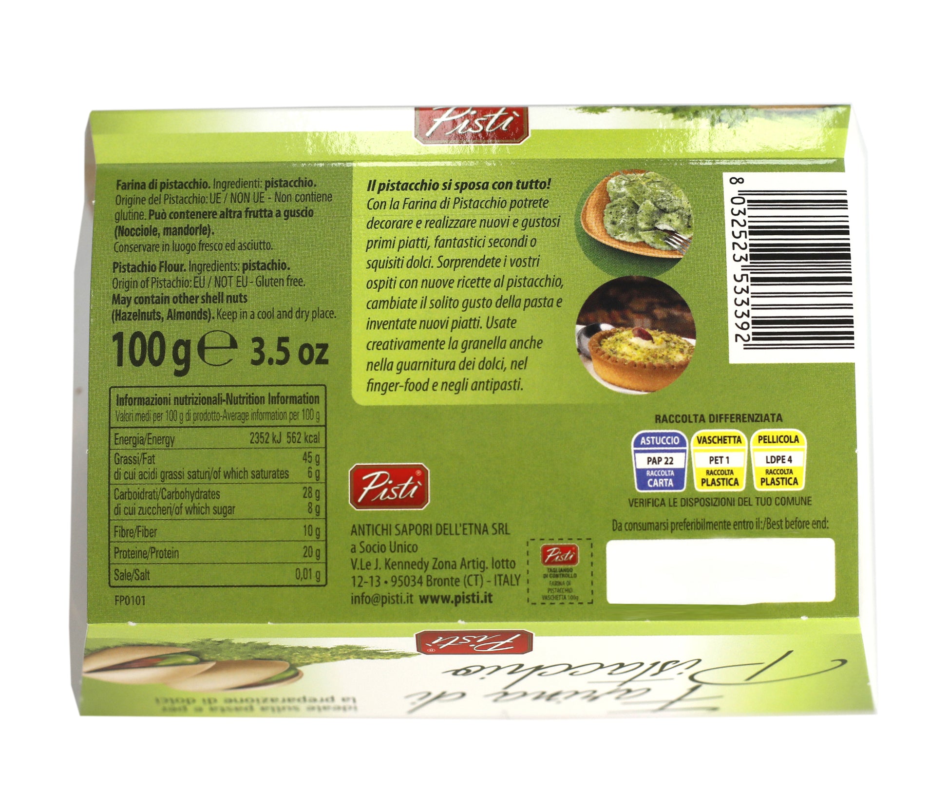 Farina di Pistacchio - Pisti Shop