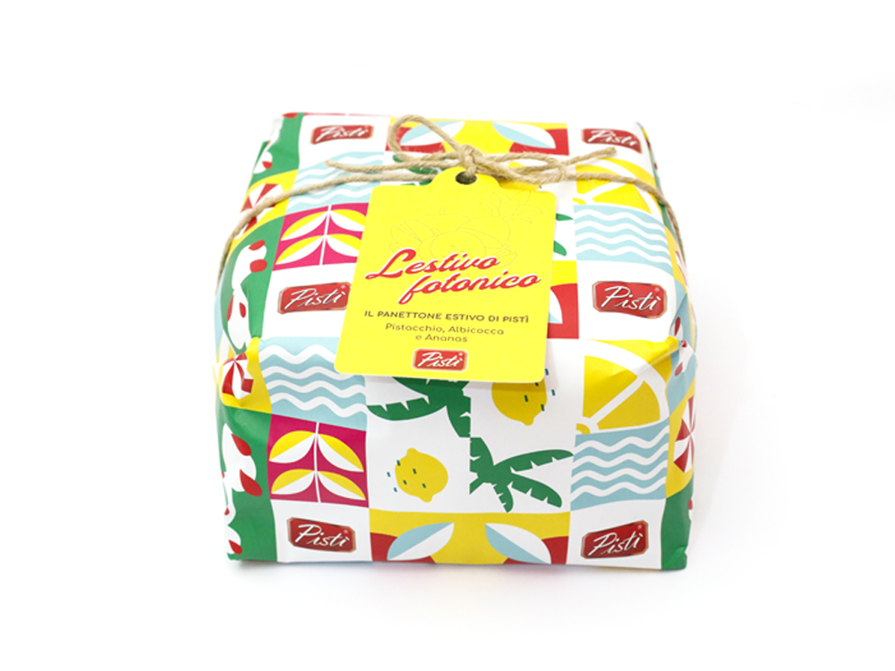 Lestivo Fotonico – Pistì's summer Panettone - Apricot, Pineapple and Sicilian Pistachio