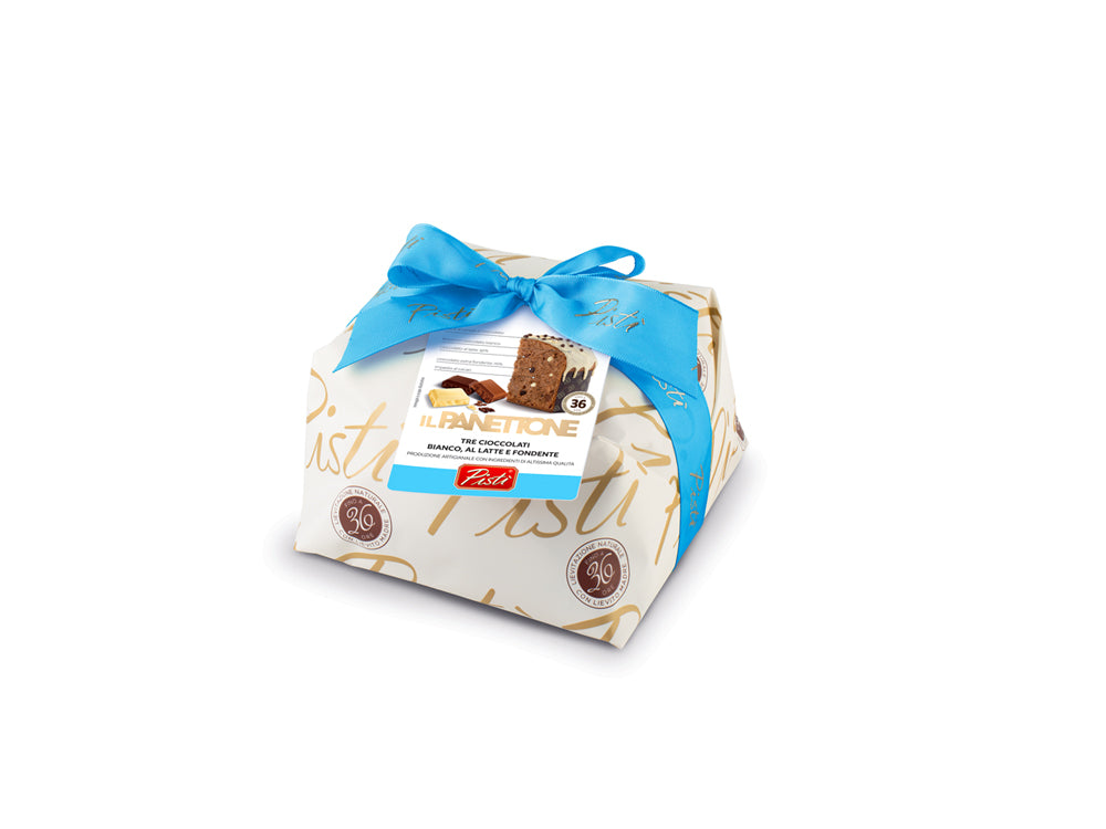 panettone ai 3 cioccolati - pisti shop