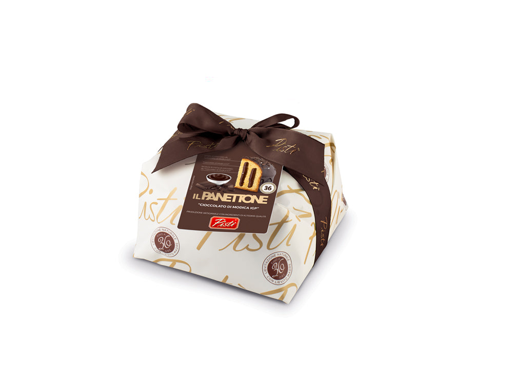 Panettone Stuffed with PGI Modica Chocolate
