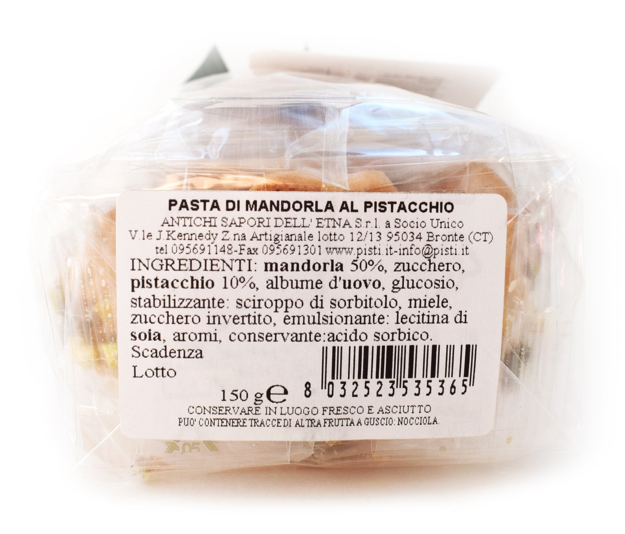 Pasta di Mandorla al Pistacchio