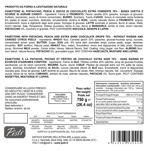 Panettone Fior di Pesco - Pisti Shop
