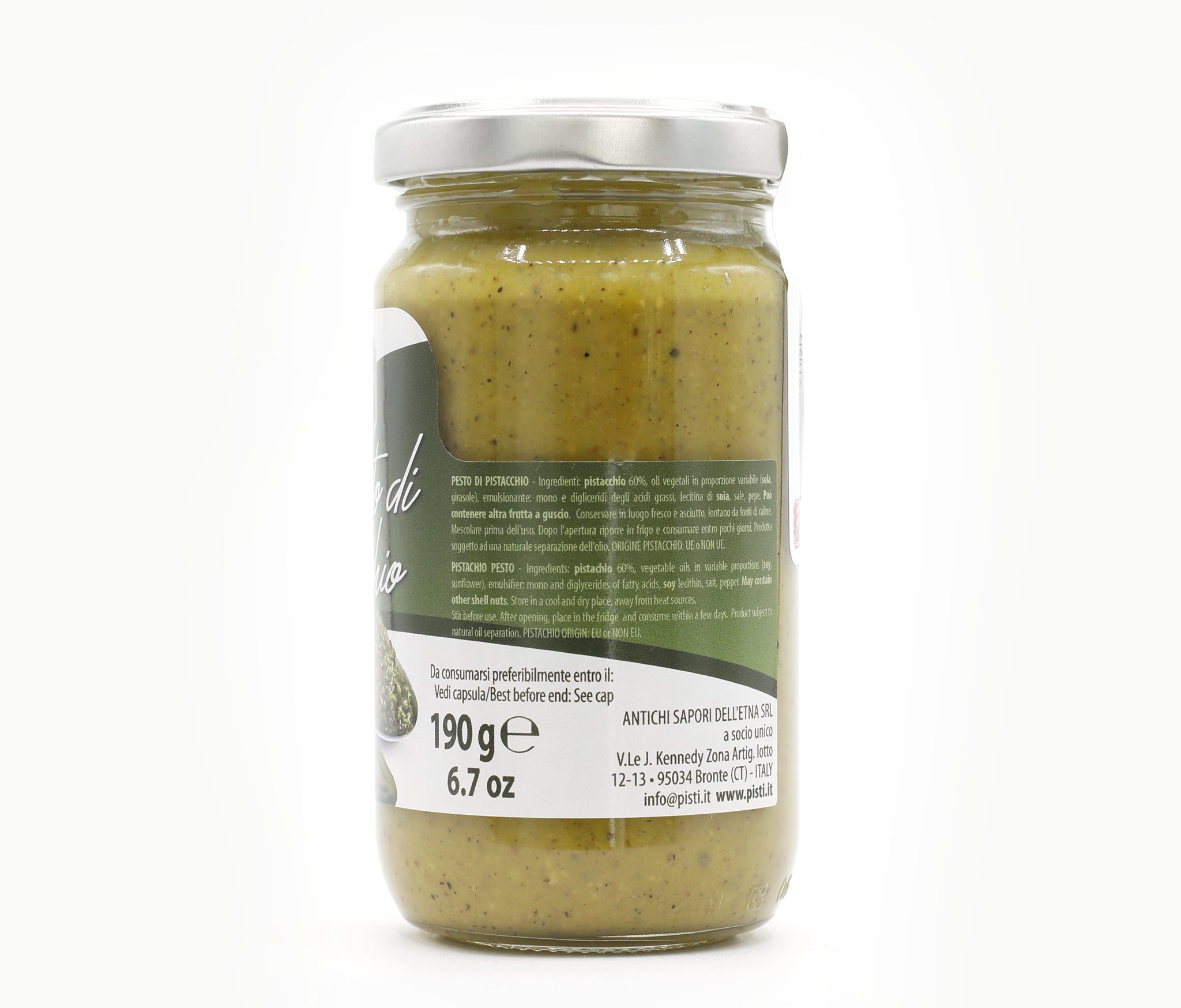 Pesto de pistache en pack de base