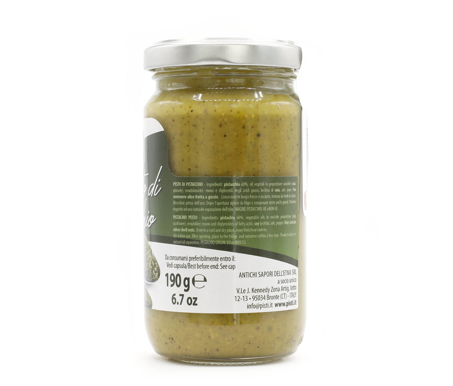 pesto di pistacchio in pack basic - pisti shop